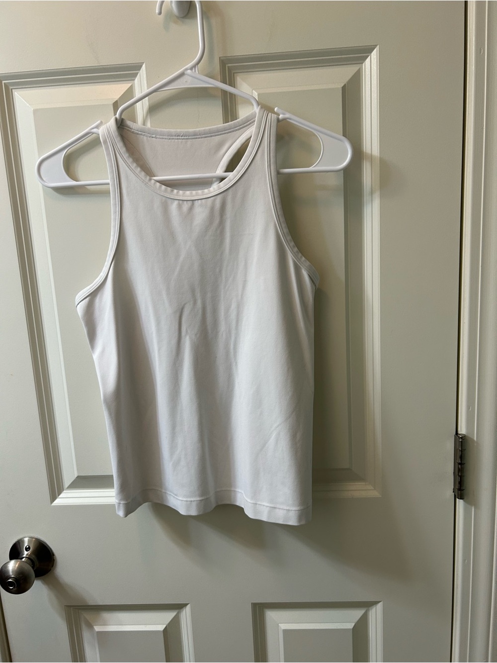 lululemon athletica White Racerback Tank Top